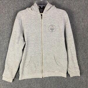 Marine Layer Hoodie Men's‎ Large Full Zip Supima Cotton Adults Gray L
